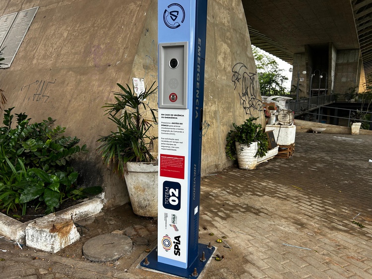 Governo do Estado amplia sistema de videomonitoramento com instalação de totem inteligente na Ponte Estaiada