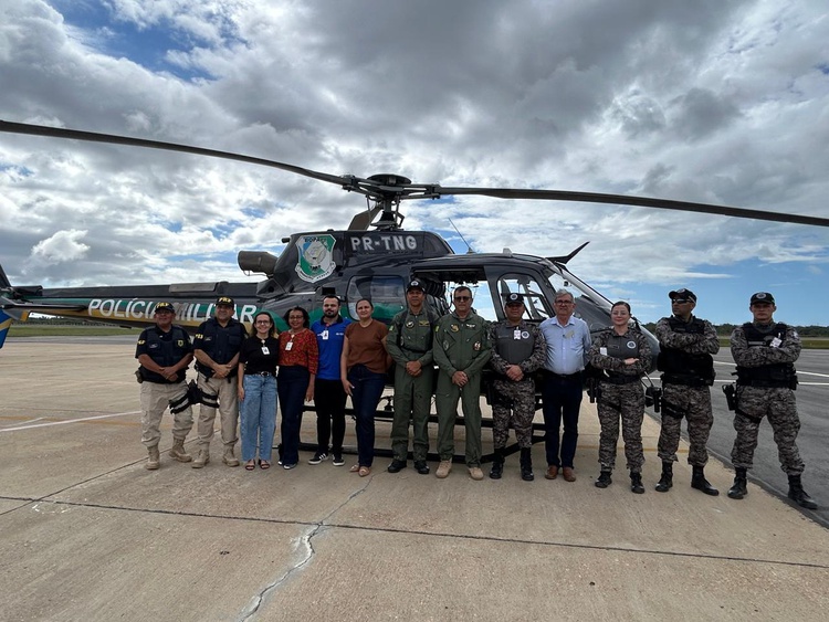 Órgãos captados em Parnaíba são transportados para Teresina em operação aérea da SSP-PI