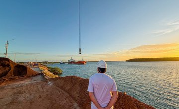 Sob a gestão de Rafael Fonteles, Porto Piauí realiza a primeira exportação de minério de ferro da história do estado (Foto: Divulgação) Sob a gestão de Rafael Fonteles, Porto Piauí realiza a primeira exportação de minério de ferro da história do estado (Foto: Divulgação)