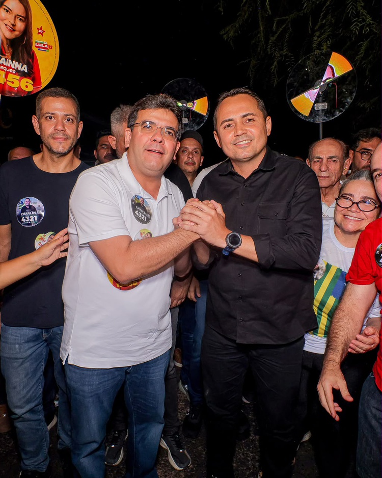 Com delegado Charles e Dr. Vinicius, Rafael destaca segurança e saúde como prioridades.