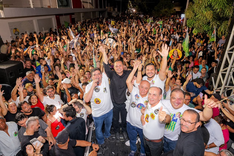 Com delegado Charles e Dr. Vinicius, Rafael destaca segurança e saúde como prioridades.