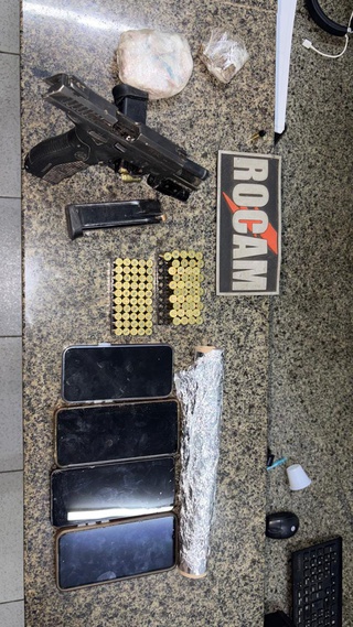 PM reforça combate ao crime organizado no litoral do Piauí com apreensão de arma, munições e drogas